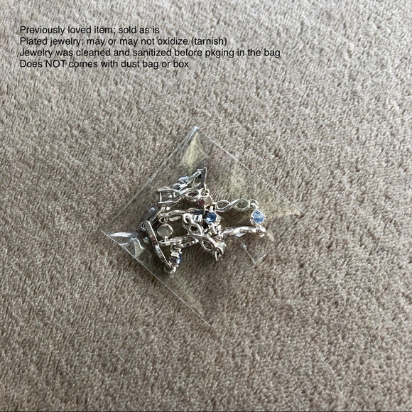 ✨2/$7✨ Bracelet: Bracelet with Light Blue Stones, 21.5 cm 🛍 Bundle Me! - Picture 6 of 10